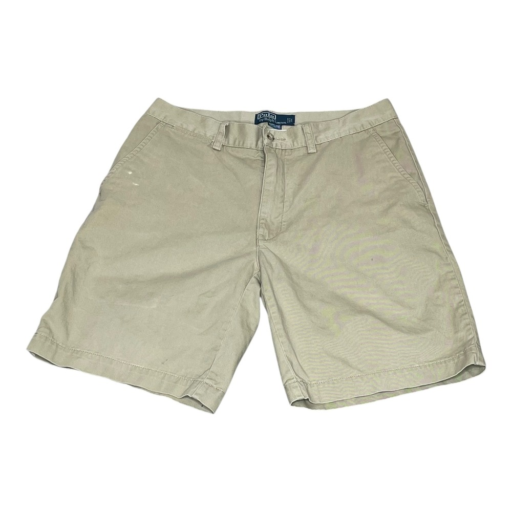 Polo Ralph Lauren Prospect Short Mens‎ 32 Khaki Tan Chino Shorts Casual Outdoor